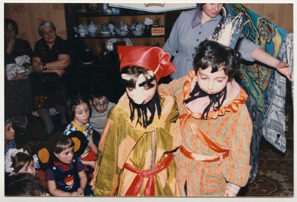 Celebración de Purim en Leningrado, 1985