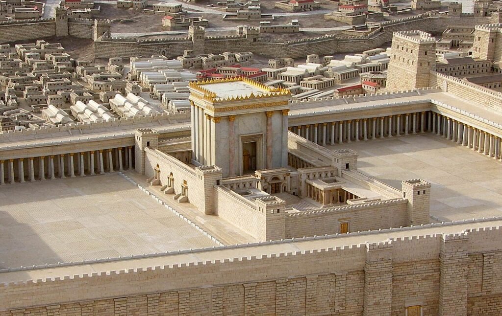 Reconstrucción del Segundo Templo, tras las reformas realizadas por Herodes en el siglo I d. C.
