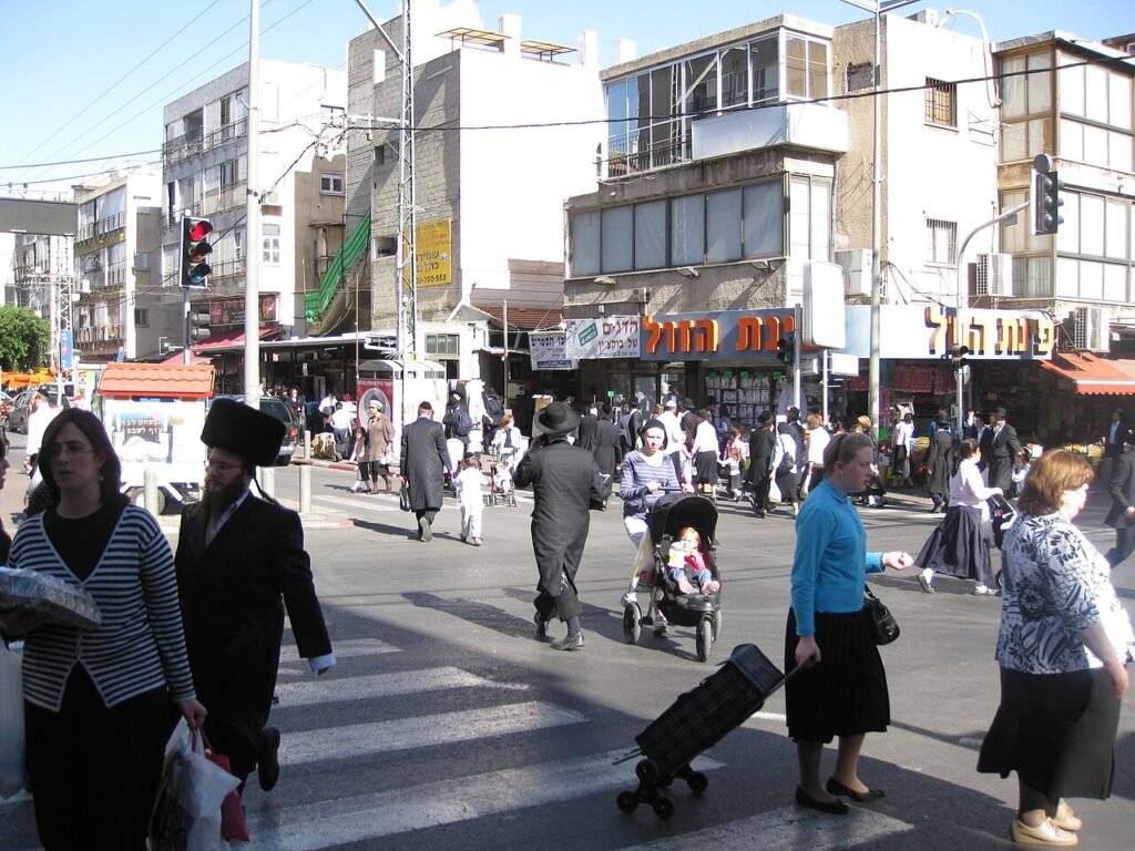Haredim en Bnei Brak, Israel