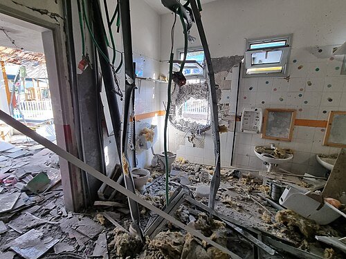 El kibutz Beeri destruido en la masacre del 7 de octubre. Sus habitantes estaban a favor de la paz